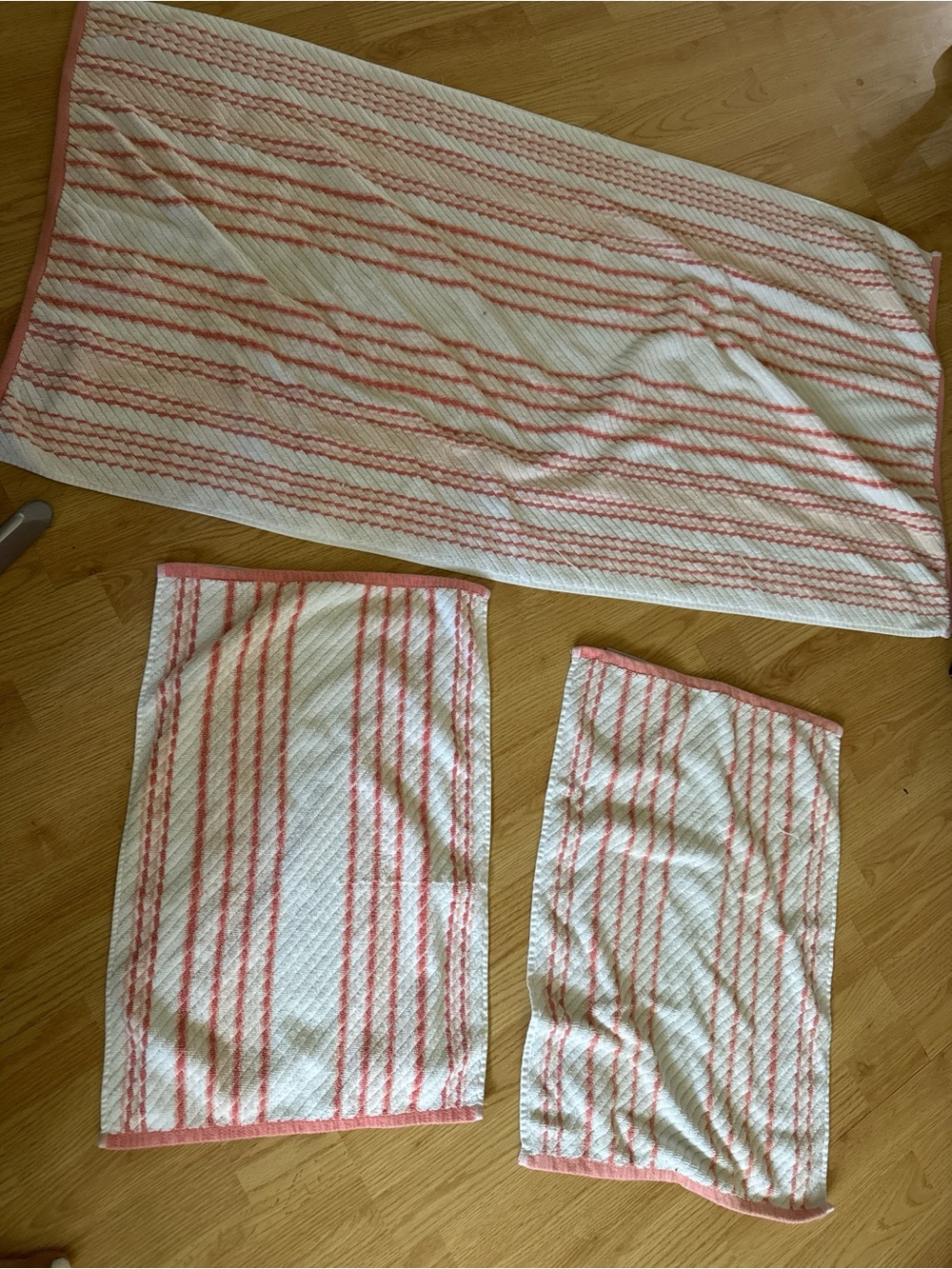 Kids Pink Stripe Bottoms Set - Soft Cotton